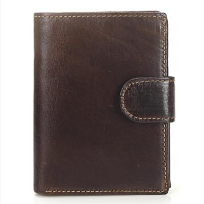 China Male Multifunctional Cowhide Short Purse Coin Pocket Photo Genuine Leather Male Card Holder Anti-theft Men's Wallet Wallets for sale