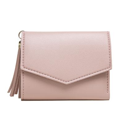 China 2021 Fashion Bags Purses Clip Envelope Leather Wallet Personalized Solid For Ladies Women for sale