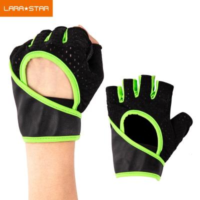 China Custom Logo Breathable Weightlifting Gloves For Half Finger Gym Workout Palm Protection Bodybuilding Gloves for sale