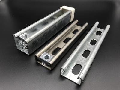 China 41x21 Custom Perforated Strut Channel for Solar Mounting with HDG Finish for sale