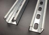 China Zinc Plated 41x41 41x21 Slotted Plain Custom HDG Unistrut Channel zu verkaufen
