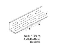 China Wholesale Electrical Zinc Double Slotted Angle Strut Channels Te koop