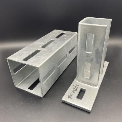 China Construction Slotted 65x15.5mm Slotted Square Channel for sale