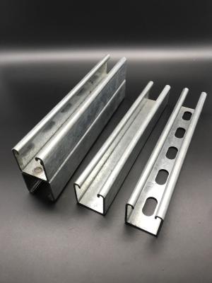 China Construction 6m 3m Slotted Solid Unistrut Strut Channel for sale