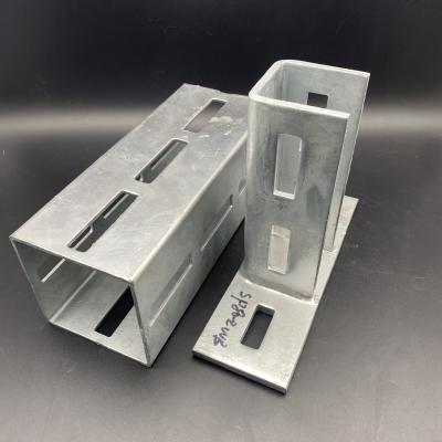 China Customized Modular Steel 120x100x4mm Square Channel for sale