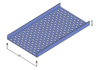 China Factory Custom Large Span Perforated Cable Trays zu verkaufen