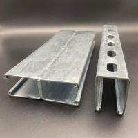 China Heavy Load 1-5/8 Slotted Spot Welding Double Unistrut Channel for sale