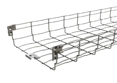 China Electrical Zinc Straight Section Wire Mesh Cable Tray for sale