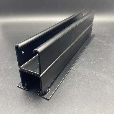 China Black Powder Coated Back to Back Strut Channel with Wing for Ceiling zu verkaufen