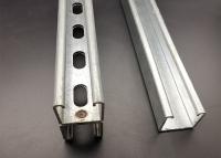 China Q235 Slotted C Channel 2.0mm Double Stainless Steel Unistrut Channel for sale