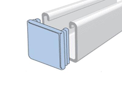 China Aço fêmea plástico do perfil do canal 41x82 dos tampões de extremidade de Superstrut da tampa à venda