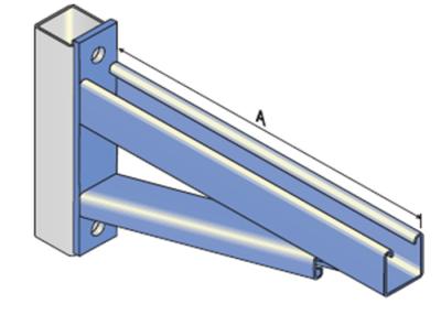 Κίνα Ο τοίχος σωλήνων HDG τοποθετεί το κανάλι Unistrut SS316 δοκών στέγης Γ στηριγμάτων σφιγκτηρών υποστηριγμάτων προς πώληση