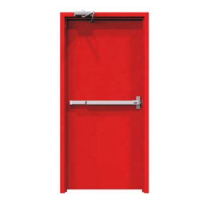 China Swing high quality steel fireproof door with push bar for sale