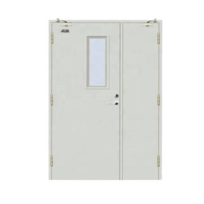 China Residential double swing fire rate uequal swing door for sale