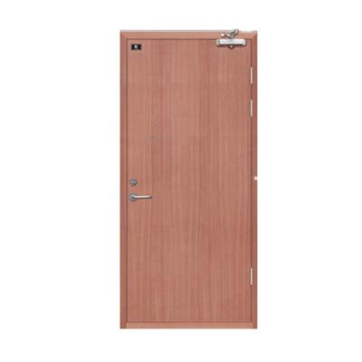 China Swing Single Swing Internal Wood Fire Door Hotel for sale