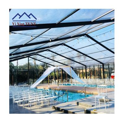 China High quality transparent luxury party event tent with large wedding party tent with good glass lighting for sale