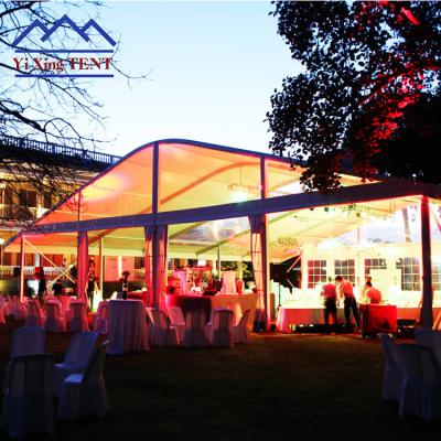 China Transparent 20x40m Outdoor Event Wedding Marquee Arcum Tent For Sale for sale