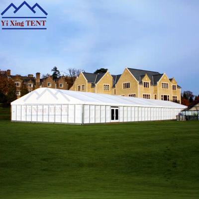 China Outdoor Event Tents Arcum Structure Party Trade Show Luxury Waterproof White Event Tent For Events With ABS Wall for sale