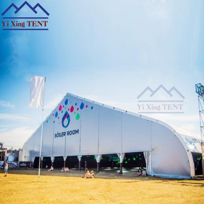 China 2022 Outdoor Event Curve Shape Arch Tent / Curve Event Tent for sale