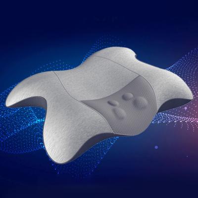 China Body U Shape Electric Rechargeable Memory Foam Neck Massage Vibrating Kneading Pillow for sale