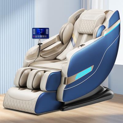 China 2022 New Full Body Double SL Zero Gravity Massage Chair New Tower LCD Screen Weightless Body Massage Chair 4D for sale