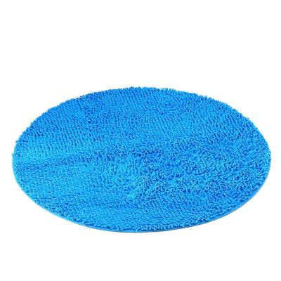 China High Pile Chenille Rug Room Shaggy Circle Foot Rugs Quick Washable Washable Floor Blankets for sale