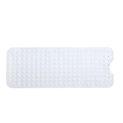 China Customized Sustainable Non Slip Anti Bacterial PVC Shower Mat For Bathroom for sale