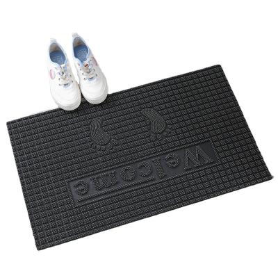 China Washable Solid Clean Door Covers PVC Door Mat Anti-Slip Anti-Fatigue Mat for sale