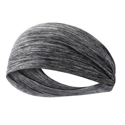 China Cloth headbands for 2019 sports men women custom elastic thin headbands yoga headbands unisex anti-sweat running headband for sale