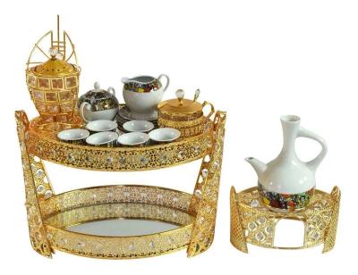 China rekebot coffee table habesha coffee table mediterranean ethiopian two tier set for sale