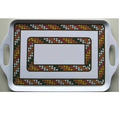 China Transitional Ethiopian Eritrean Oromo Habesha coffee tray with tilet saba design for coffee ceremony for sale