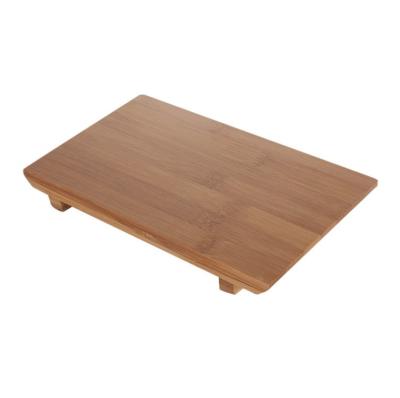 China Viable Sushi Plates for Restaurant Dinner Sushi Bamboo Plate Tray Wood Bamboo Plates Set for sale