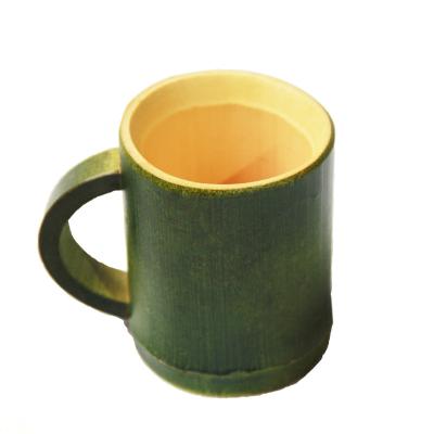 China Sustainable Customized Eco Friendly Superior Green Bamboo Drink Cup for sale