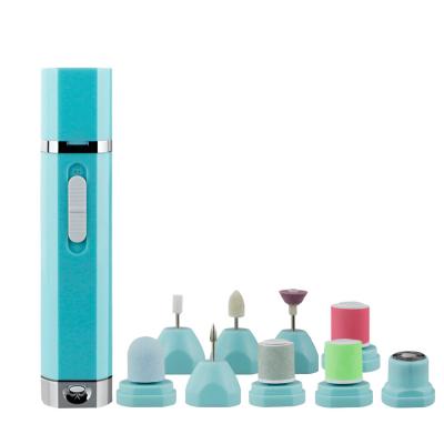 China To Remove Jelly Nail Folder Drill Machine Professional Electric Pure Manicure 9-in-1 To Remove Frozen And Dead Skin for sale