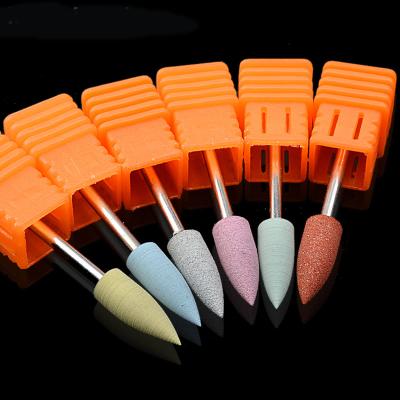 China Bview Art Smoothing Initial Silicon Polisher Silica Grinders Cutter Nail Drill Bit Nails Drill Machine Accessories For Nail Polish for sale