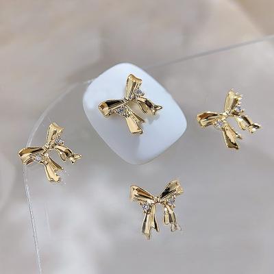 China Nail Decoration Nail Zircon Bow Tie Ornaments Flakes Diamond Decor Accessories Cartoon Love Bear Nail Glitter for sale