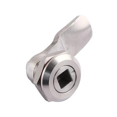 China Industry Cabinet Stainless Steel Quarter Turn Cam Lock For Industry Cabinet Female Square 8mm SS1828 for sale