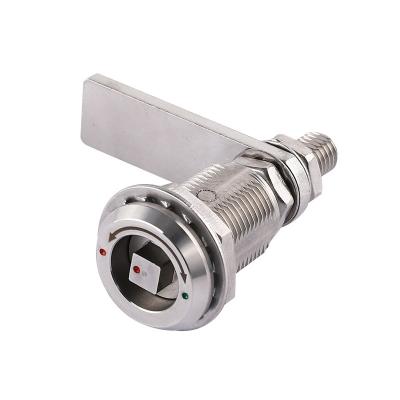 China Adjustable Stainless Steel Railway Compression Sector Industry Cam Lock For Railway Industry Board Square 7mm Cylinder SS2828 for sale