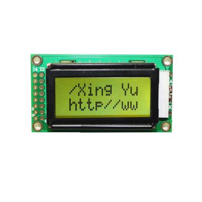 China Xingyuhe 0802 lcd display module 0802a lcd module 2 line standard size for sale