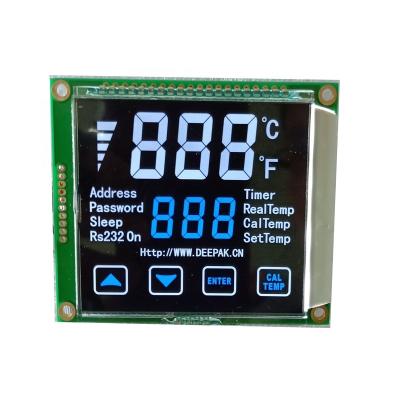 China Custom Electronics Components LCD 7 Segment Display Custom Size for sale