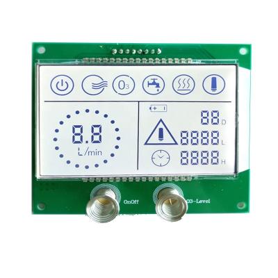 China TN 7 Segment LCD Display Power Board Segment LCD Module Custom Size for sale