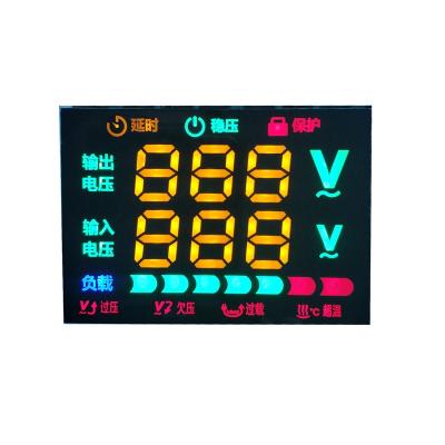 China Indoor Custom Segment Led Display With Different Color Led Module Digital Panel for sale