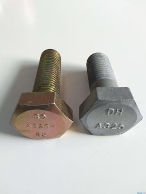 China Heavy hex bolt  A325  Plain, black, phosphate, zinc, hot dip galvanizing dacromet, for sale