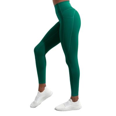 China Designer Breathable No Front Seam Legging Women Sport Fitness Yoga Pants With Pockets Workout Running Gaiters for sale