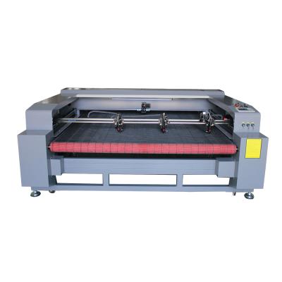 China Laser CUTTING ZODO CCD CAMERA 1610 1600*1000mm autofeed laser cutting machine 80W 100W 130W 150W fabric textile roll cutter machine for sale