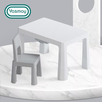 China Modern Plastic Child Reading Study Table Set Child Study Table And Chair for sale