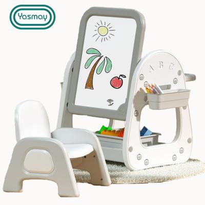 China No Two Stool Hot Selling Drawing Board for Kids 3 in 1 Children's Multifunctional Magnetic Drawing Tablet for sale