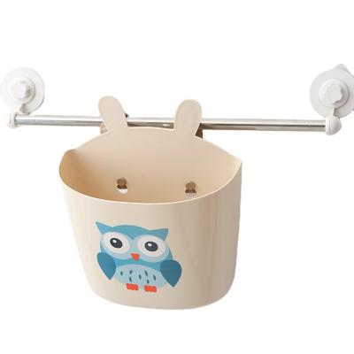 China Durable Cute Animal Safe Non-Toxic Material Children Hanging Storage Basket Kids Toy Organization Storage Box For Child for sale