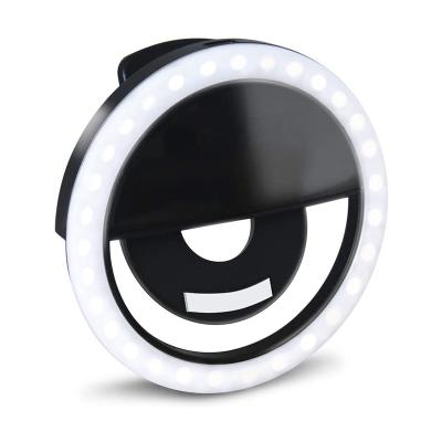 China Portable 50g Mobile Selfie Selfie Ring Selfie Flash Light For Life Program LED Fill Flash Light For Smart Phone for sale