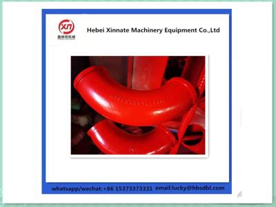 Cina R275x90D Cast Concrete Pump Elbow Single Wall Twin Wall 20# Concrete Pump Pipe Bend in vendita